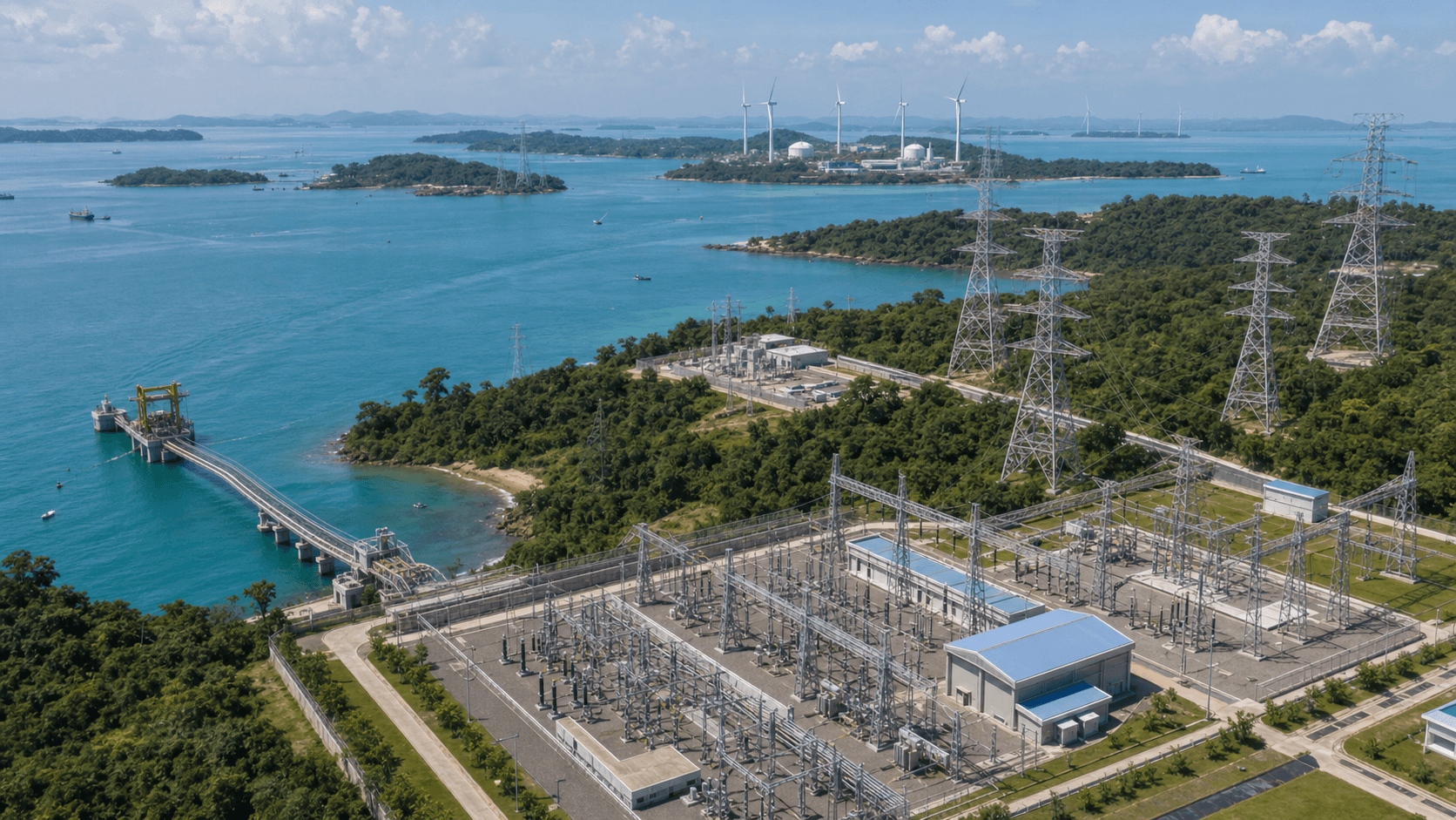 The cross-island power transmission and distribution project in Batam, Indonesia, was approved in 2026, and the regional distribution network structure was upgraded.