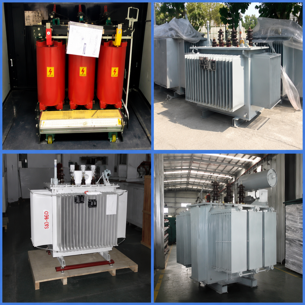 Dry-Type Transformer / Power Transformer, High-Voltage SCB13 Series, 1250 kVA / 630 kVA - 3