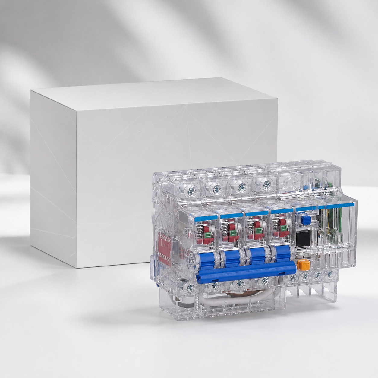 Kasus transparan NXBLE-40T pemutus sirkuit arus sisa - 6