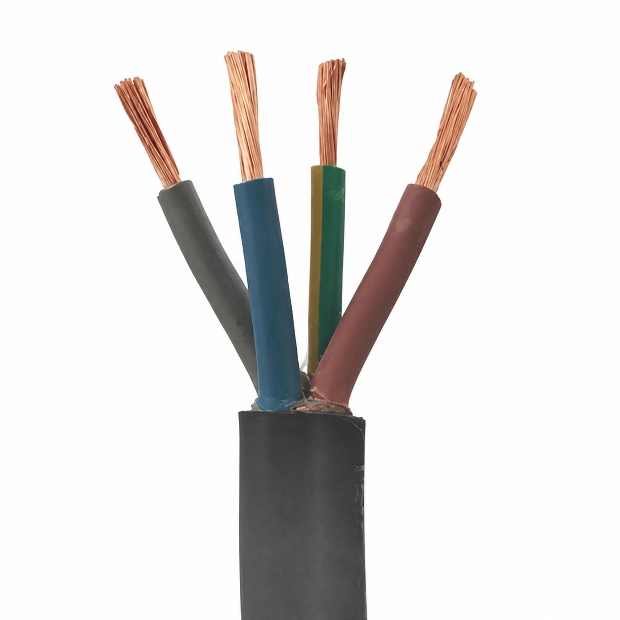 Kabel tembaga inti karet YZ, multi-inti 2–5 konduktor, standar nasional Tiongkok (GB), tipe menengah tahan lama - 7