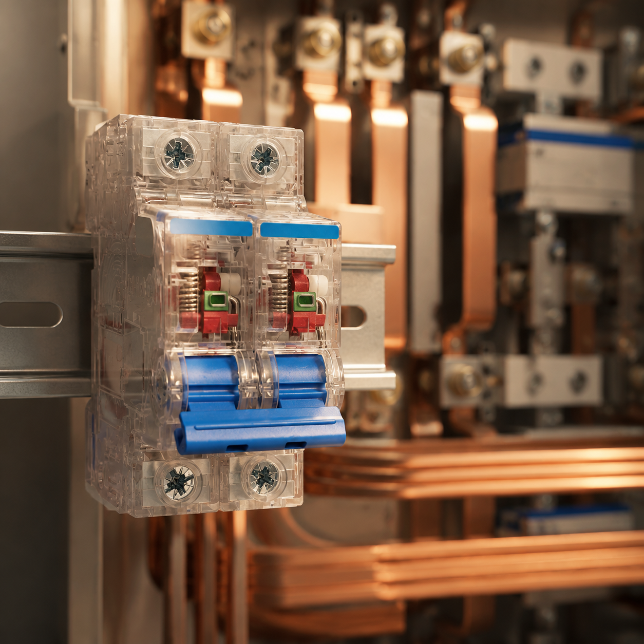 Kasus transparan NXB-63T Miniatur Circuit Breaker - 3