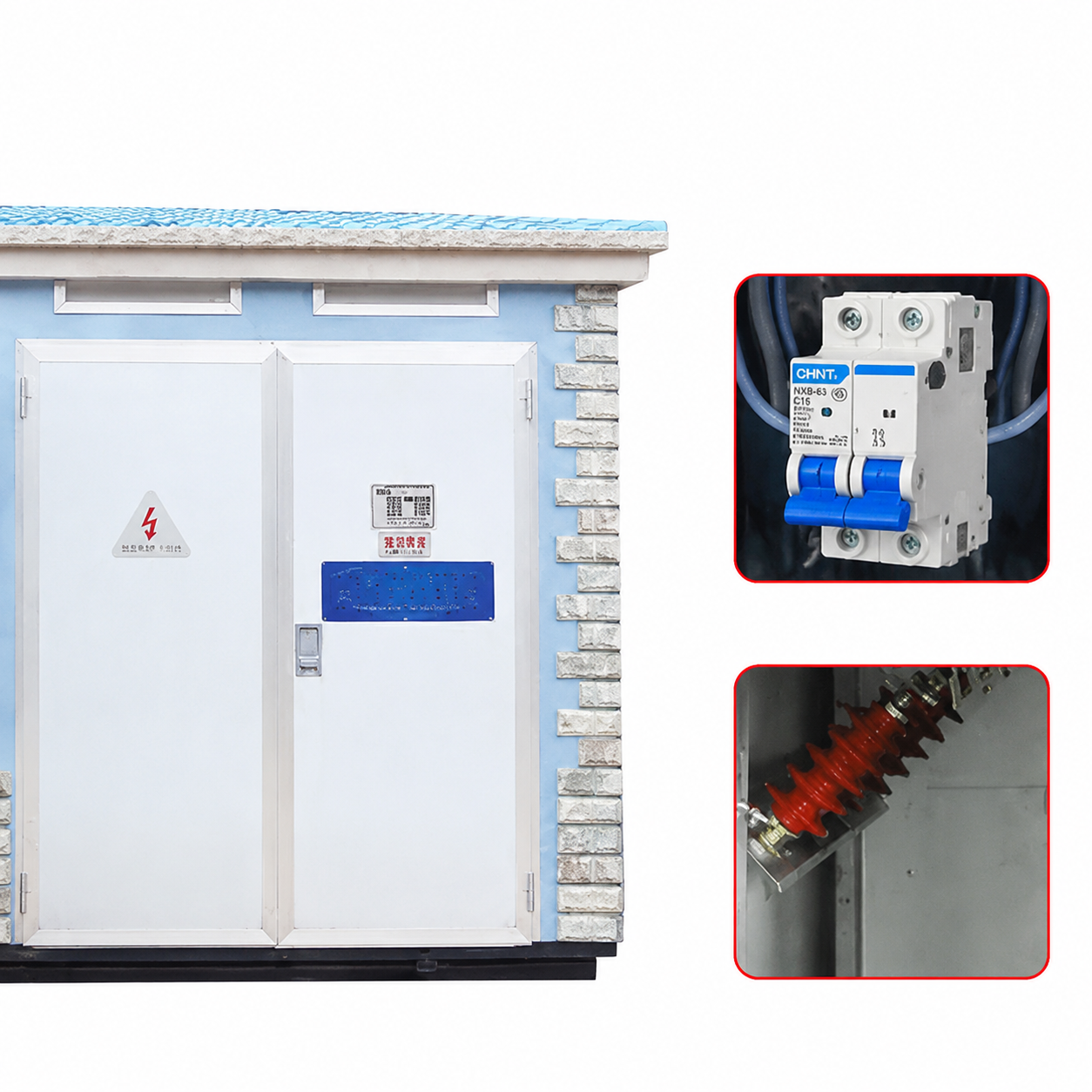 Substasi Transformator Tipe Box / Substasi Transformator Tipe Eropa, Sistem Substasi Luar Ruangan Terintegrasi, 630 kVA / 800 kVA - 2