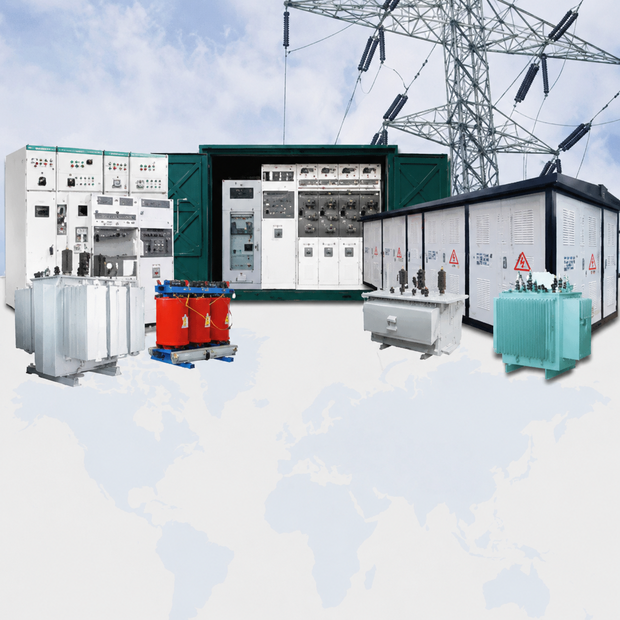 Panel switchgear tegangan rendah / panel switchgear tegangan tinggi / kotak distribusi daya — Panel switchgear paralel grid tegangan tinggi XL-21 - 4