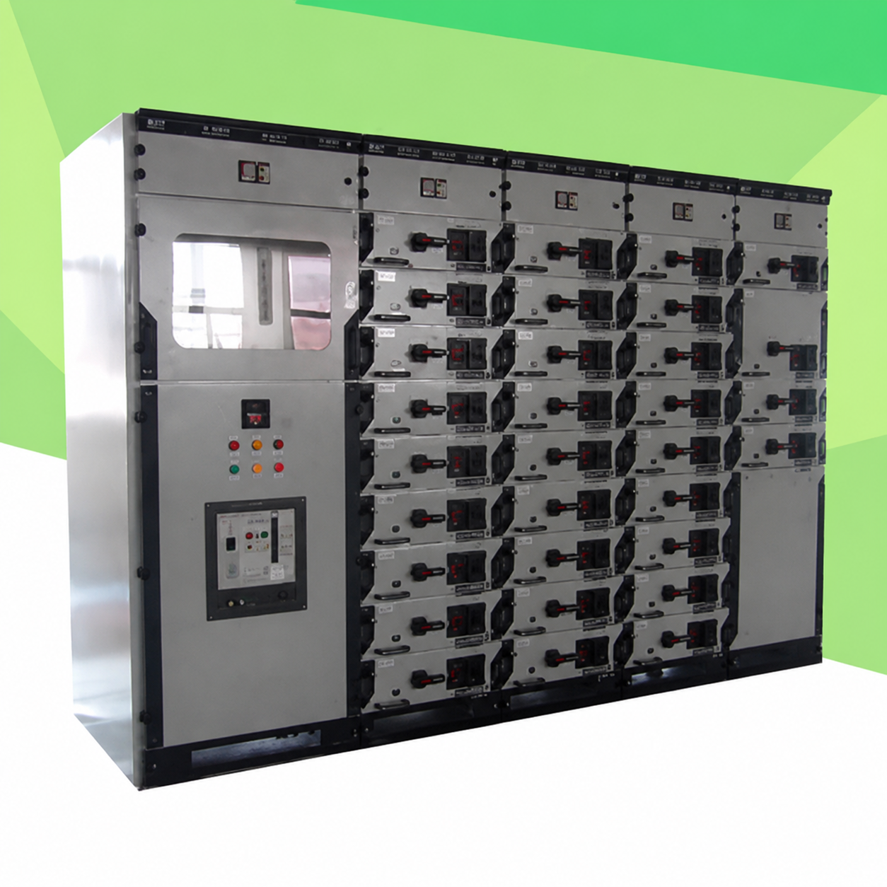 Panel switchgear tipe withdrawable tegangan rendah / panel distribusi tegangan rendah terintegrasi / panel switchgear tipe withdrawable MNS/GCK/GGD/GCS 0,4 kV - 4