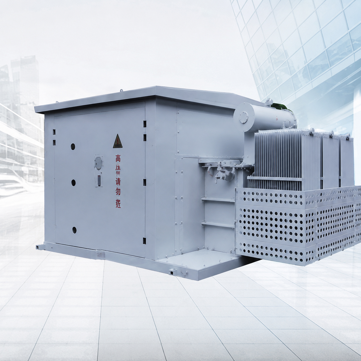 Transformator Substasi Box Tipe Cina — Solusi dalam 2 jam untuk proyek transformator; pembangkit listrik di daerah pegunungan; tegangan 35 kV