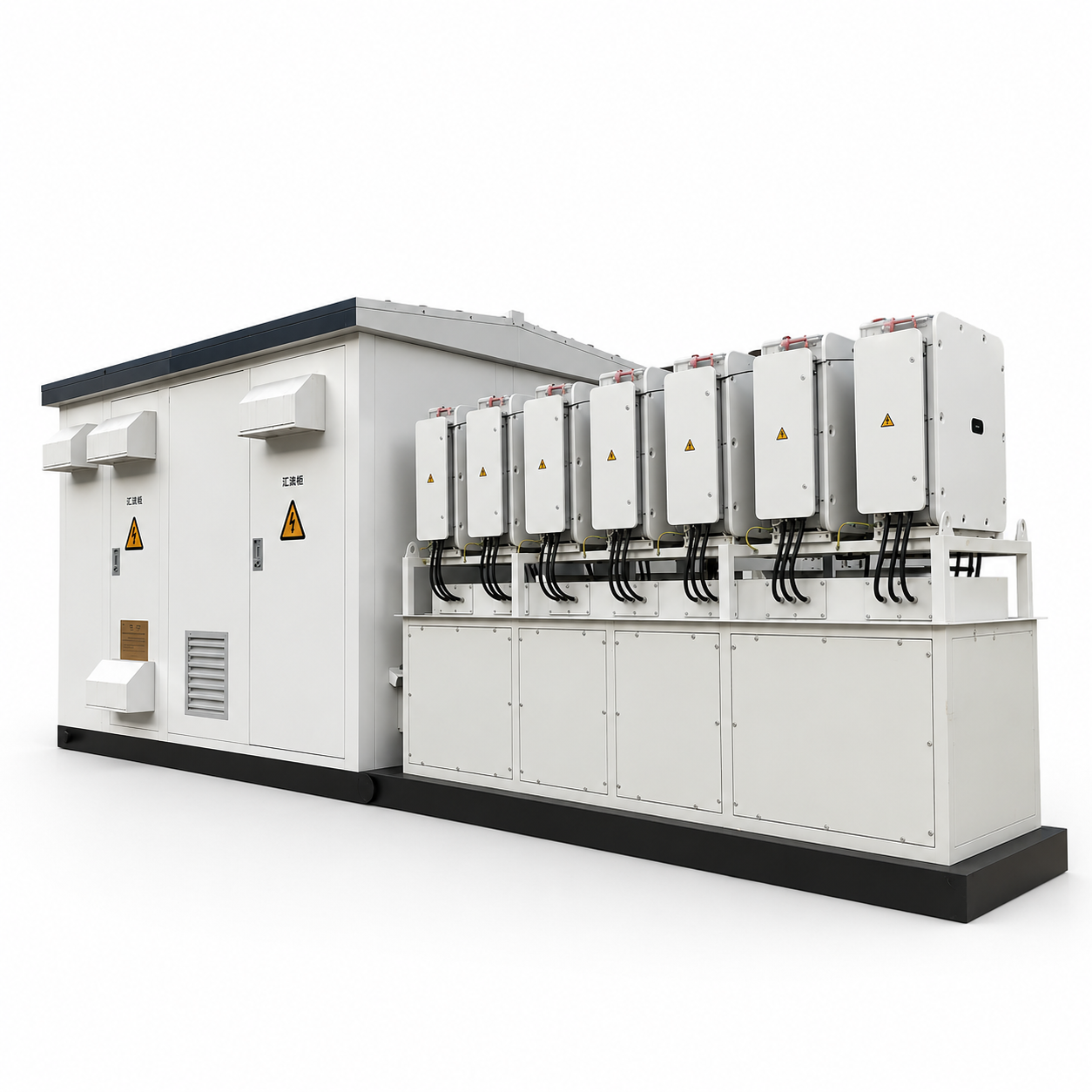 Kabin Konverter Penyimpanan Energi Tipe String dengan Transformator Naik-Tegangan
