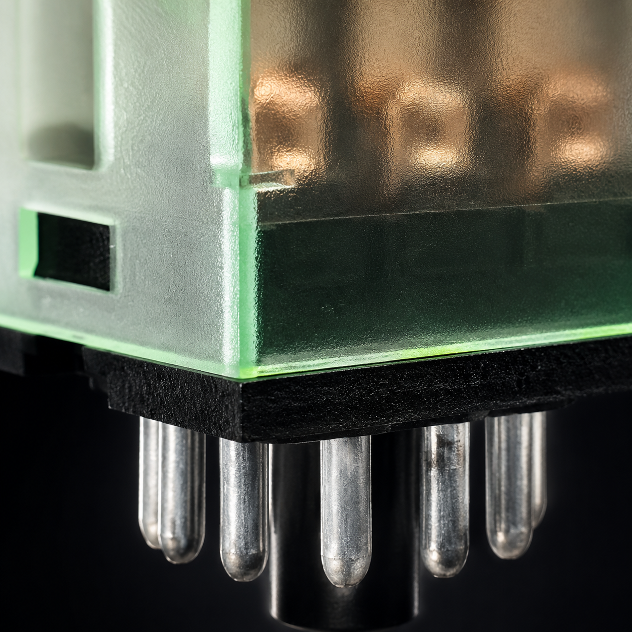 Relay elektromagnetik kecil NJDC-12 dengan tombol uji - 5