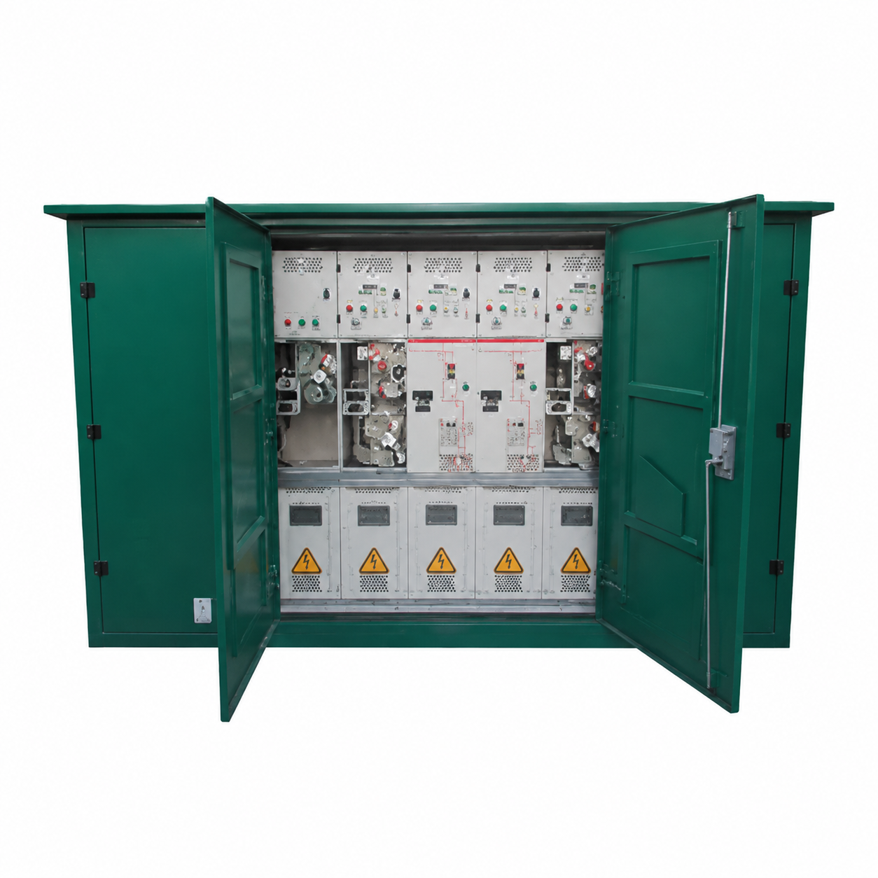 Switchgear Ring Main Unit (RMU) / Switchgear Tegangan Tinggi, Substasi Masuk Terisolasi Penuh HXGN15/KYN28A-12, 10 kV - 6