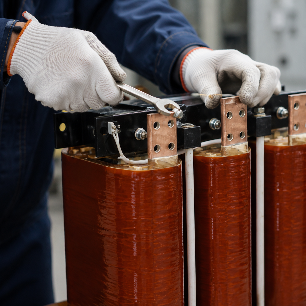 Reaktor tiga fase kering seri NSDK - 4