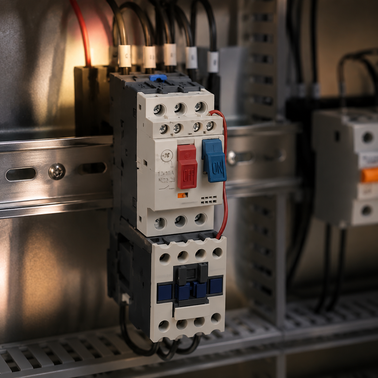 Penghubung starter tipe terlindung seri NQB1 - 3
