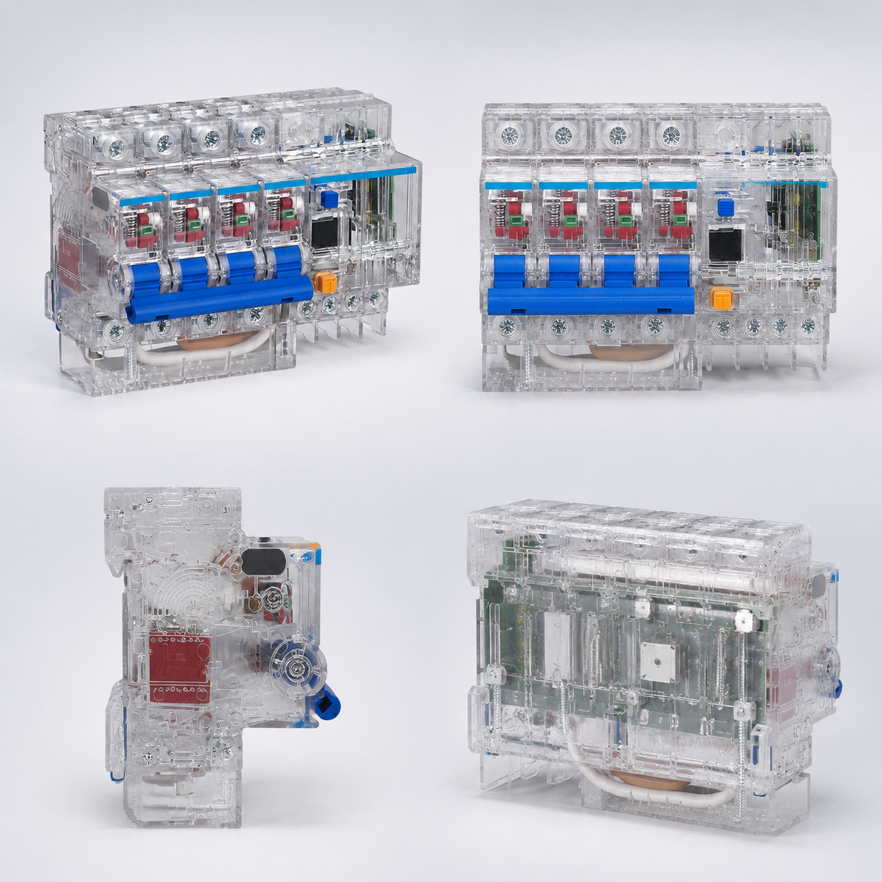 Kasus transparan NXBLE-40T pemutus sirkuit arus sisa - 2