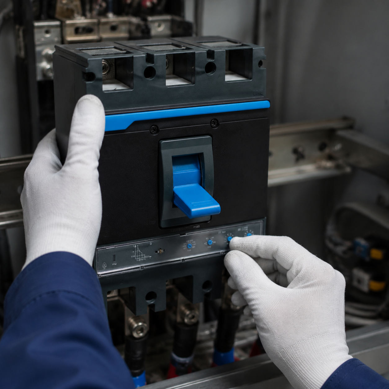 Kontaktor sirkuit cangkang plastik jenis elektronik NXMSPD - 4