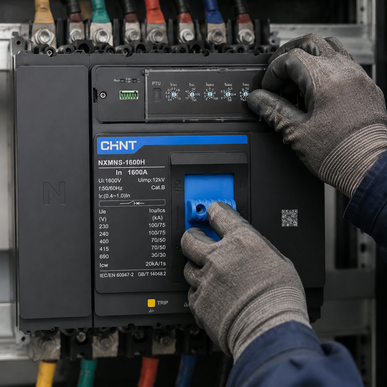 NXMNS series electronic molded case circuit breaker - 4