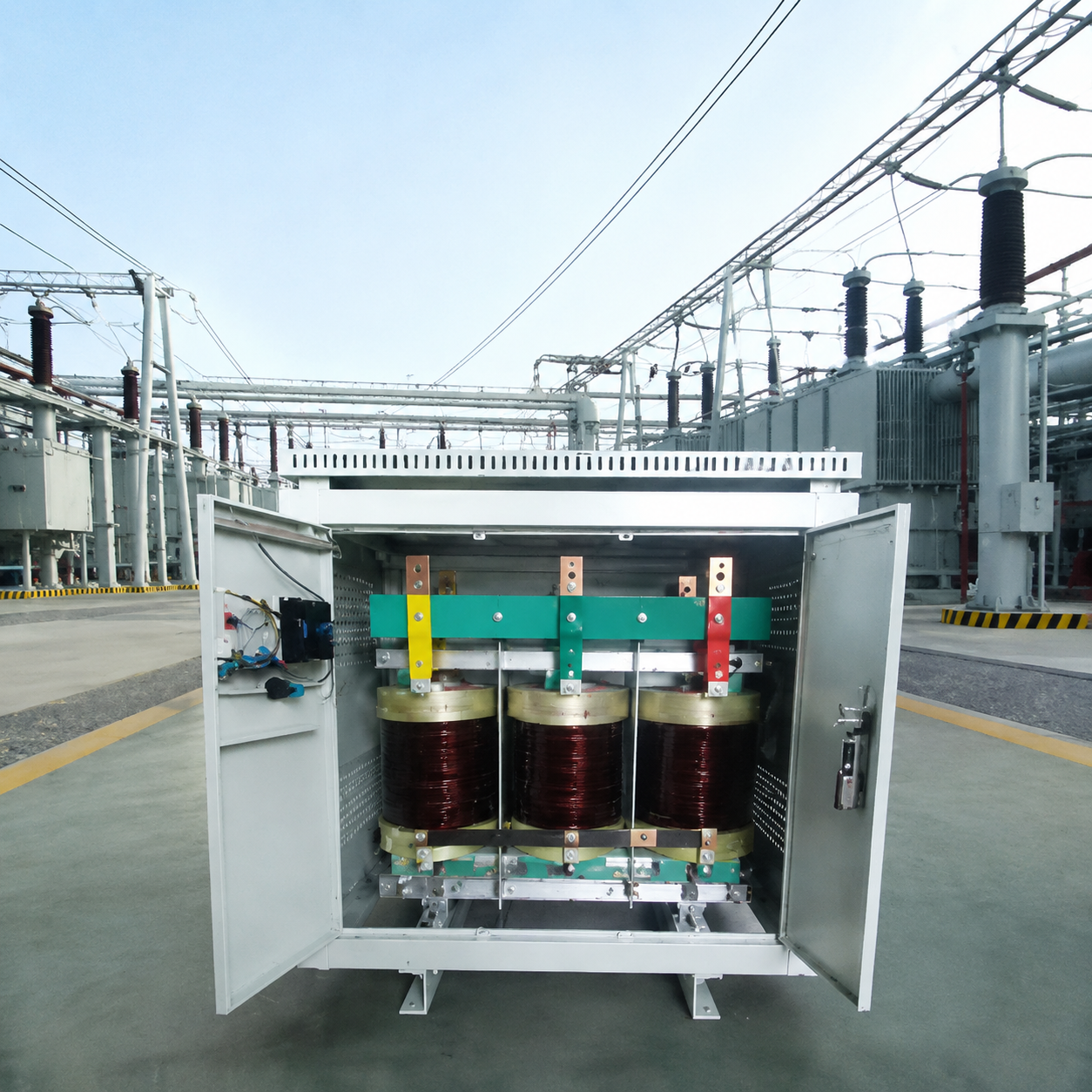 Transformator Tipe Kering, Isolasi, Model SBK-100/KVA200/500 kW/480 V