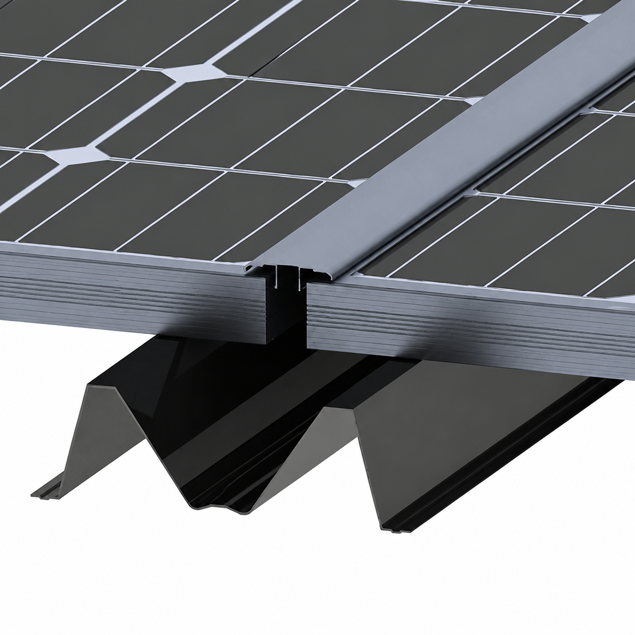 Sistem Dukungan Terintegrasi BIPV untuk Bangunan, Konstruksi Aluminium, Atap Fotovoltaik - 2