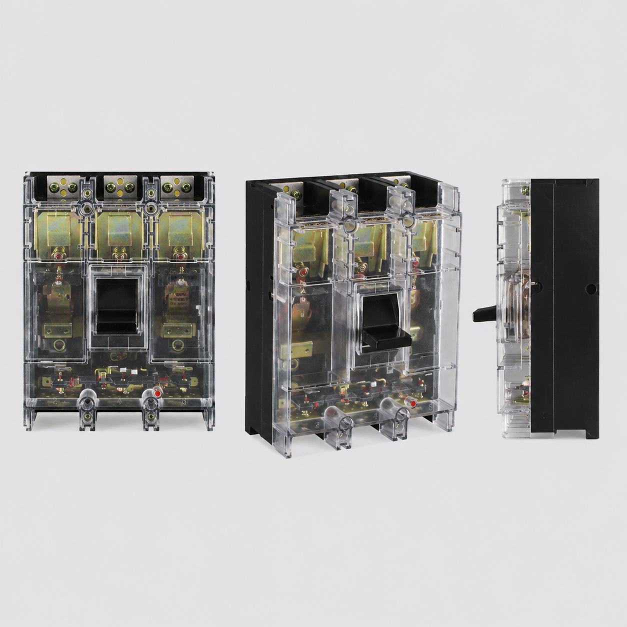 Kontaktor saklar sirkuit kasing plastik DZ20 series - 2