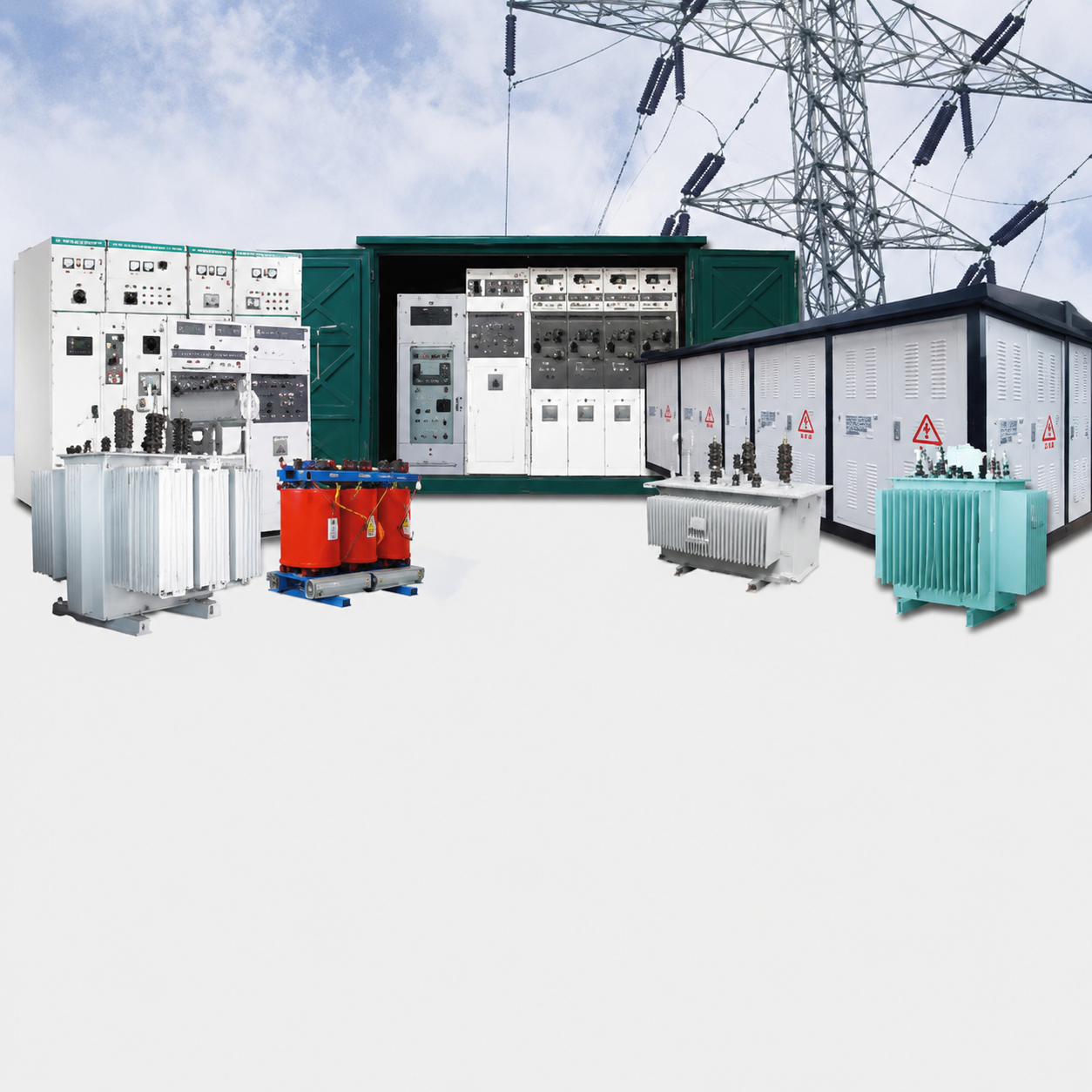 Transformator Box / Substasi Transformator Box / Substasi Transformator Box Tipe Eropa untuk Pembangkit Listrik Tenaga Surya, Komplet, Kapasitas 630 kVA / 250 kVA - 4