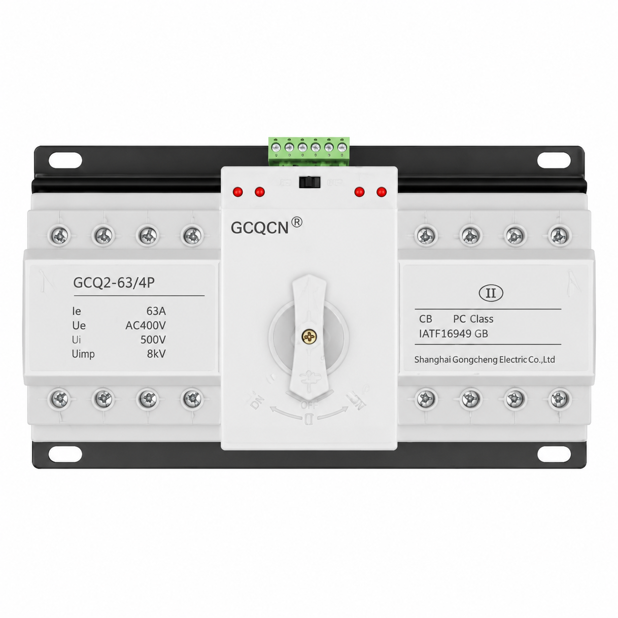 Saklar Pemindah Otomatis Dua Sumber Daya / Inverter 220 V / 63 A / 125 A - 8