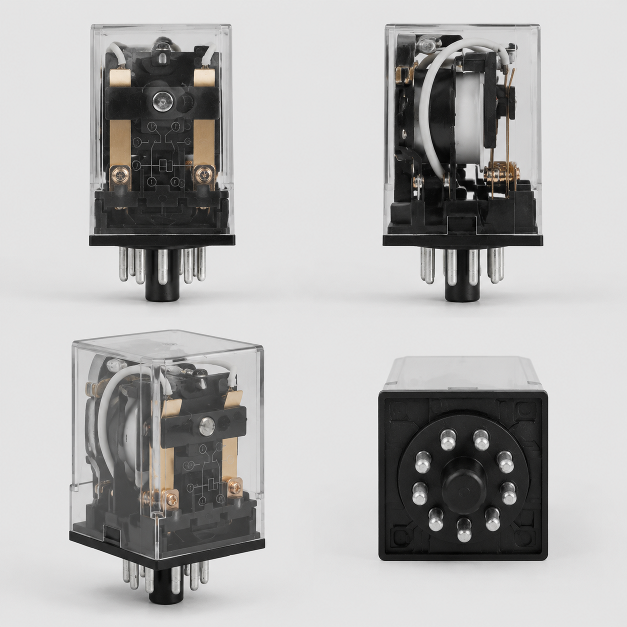 Relay elektromagnetik kecil JQX-10F - 2