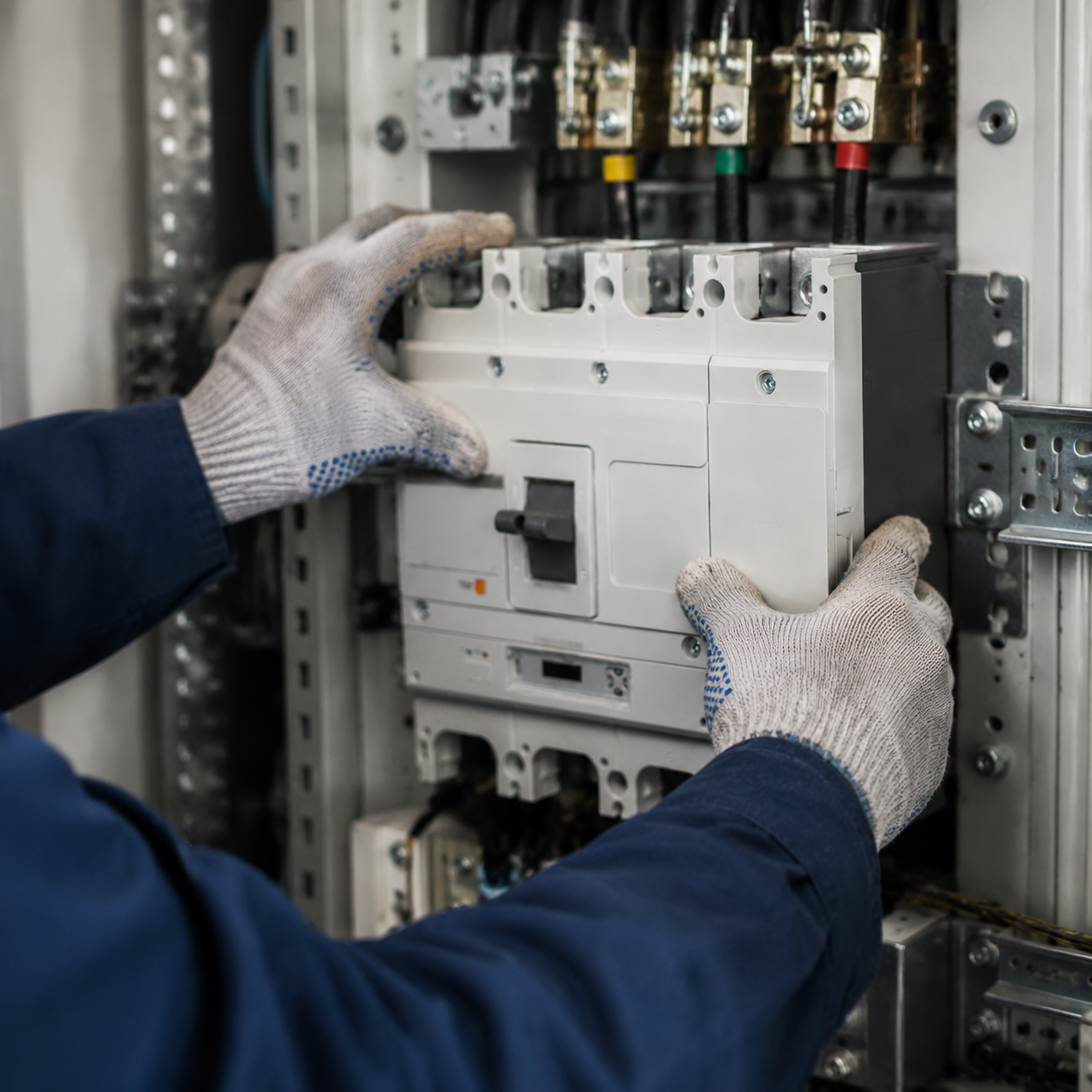 Kontaktor sirkuit cangkang plastik jenis elektrik NM5TS - 4