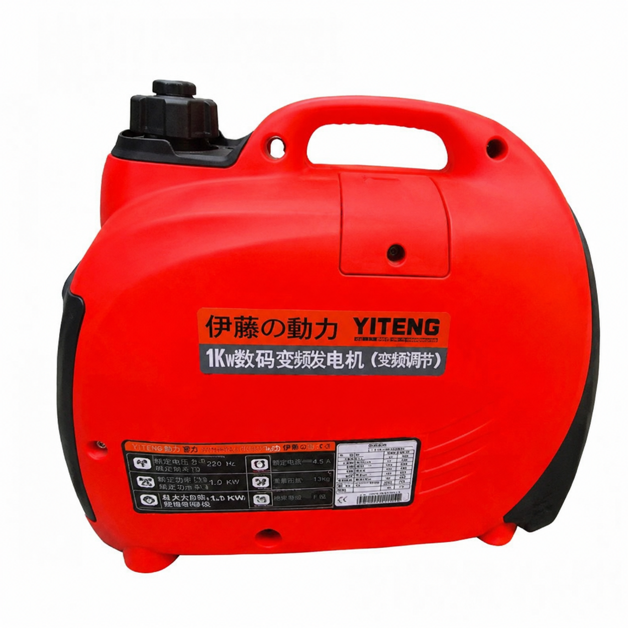 Generator bensin portabel berukuran kecil dan montable pada kendaraan, fase tunggal, tipe digital YT2000TM-2/220 V - 2