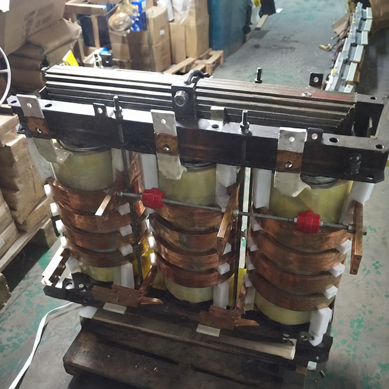 Transformator Pemanas Batang Silikon-Molibdenum / Transformator Tiga Fasa Arus Besar 380 V / 36 V / 42 V / 50 V