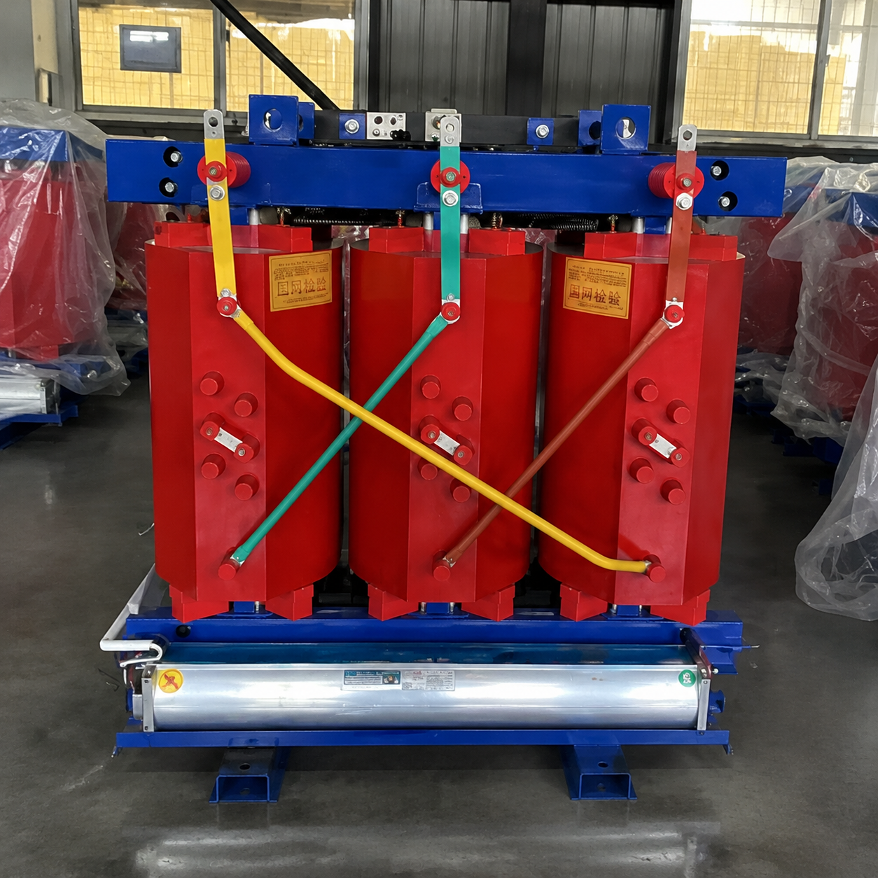 Stasiun Transformator Bergerak Tipe Flameproof / Transformator Kering untuk Proteksi Jalur Listrik Tambang, Model KBSG-3150/10YZ - 3