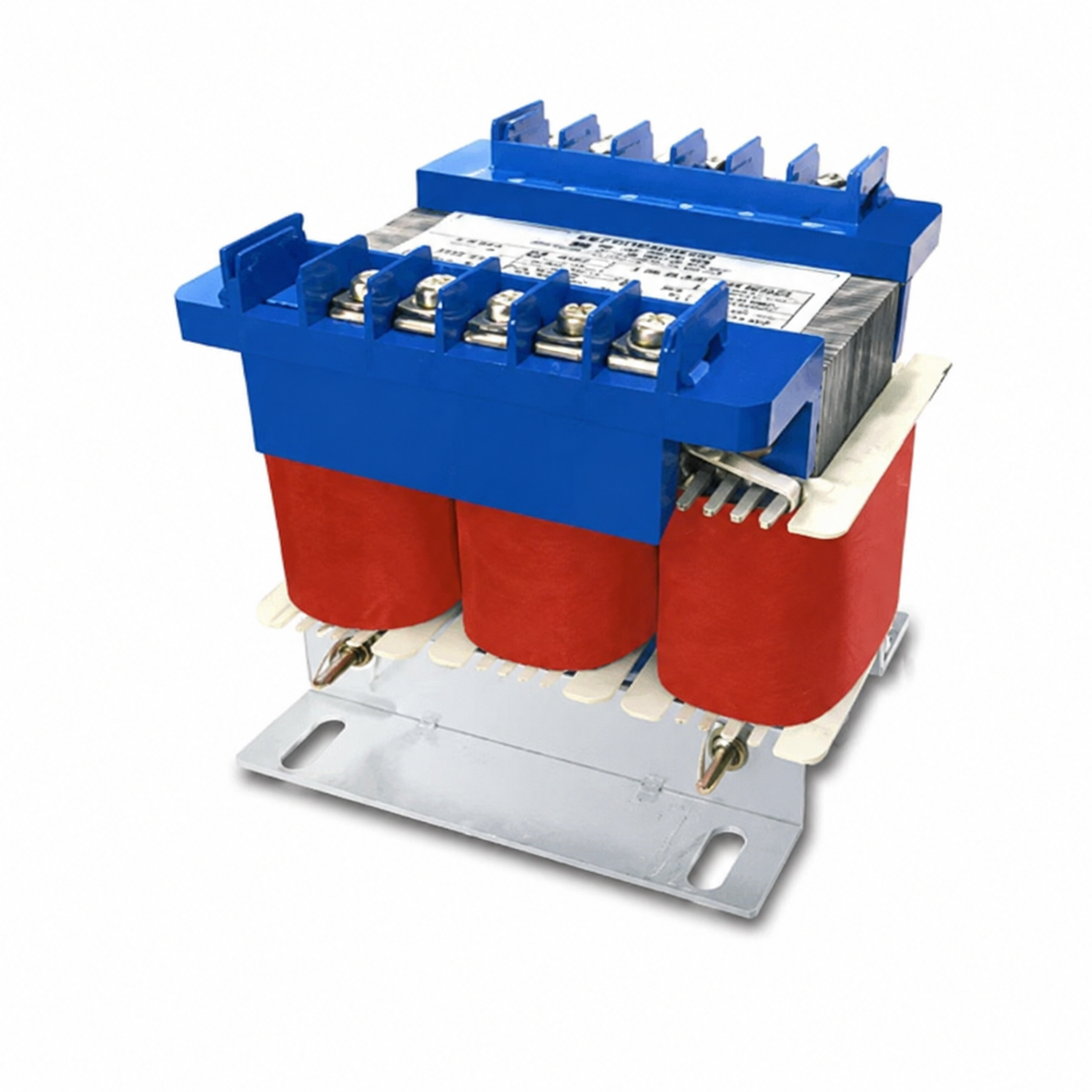 Transformator tiga fasa jenis kering, rasio tegangan 380 V ke 220 V, isolasi, tersedia untuk tegangan 690 V / 660 V / 480 V / 440 V - 7