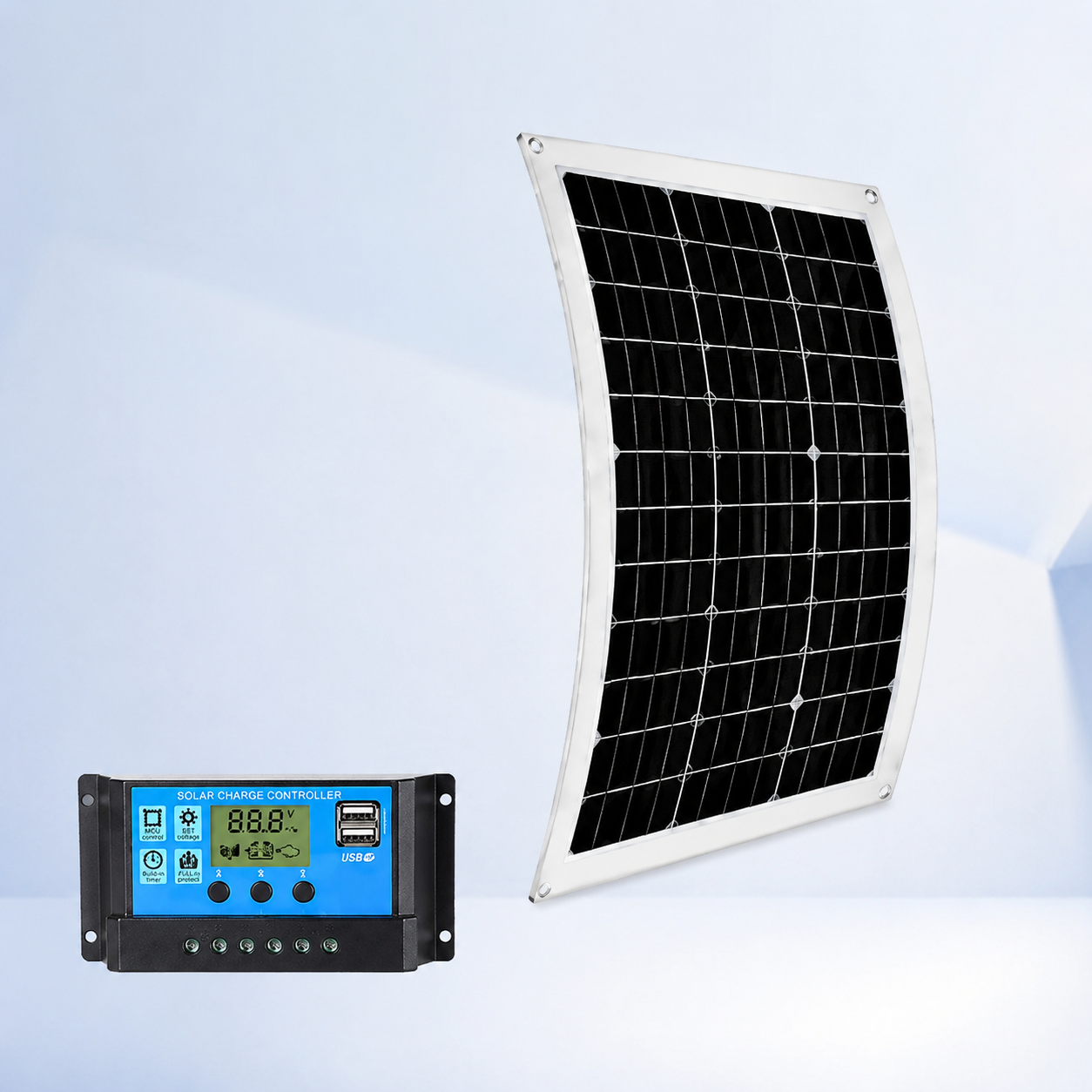Modul Fotovoltaik / Panel Surya untuk Rumah Tangga, Tegangan 18 V - 7