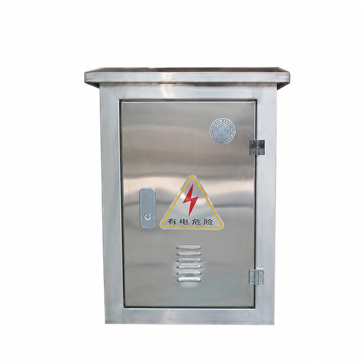 Kotak cabang kabel tipe Eropa / kotak percabangan kabel — konektor depan tipe sentuh-aman, konektor belakang tipe terlindung (shielded), konfigurasi satu masuk–tiga keluar, 20 kV - 2