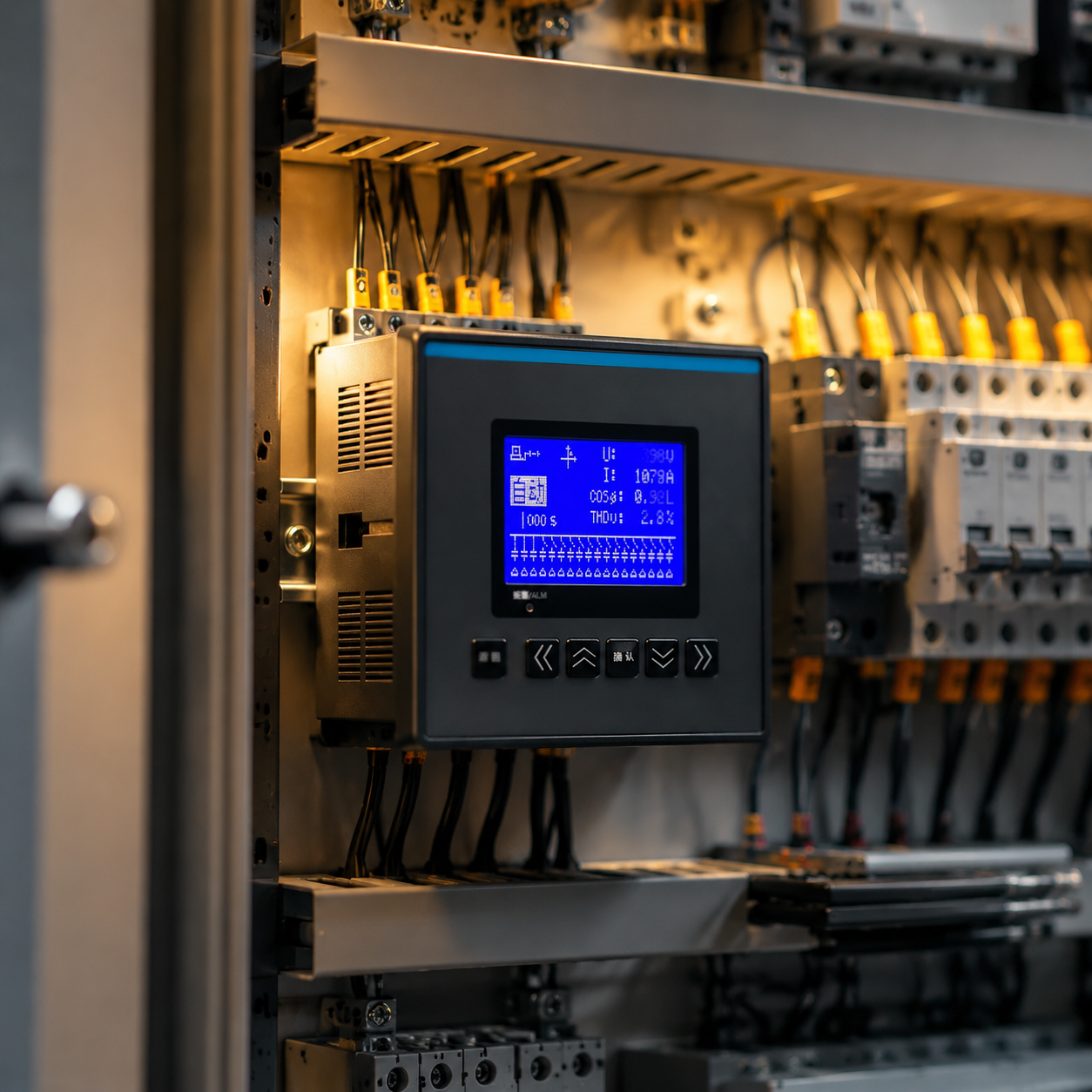 NWK1-GR Series LCD Low Voltage Reactive Power Automatic Compensation Controller (New Product) - 3
