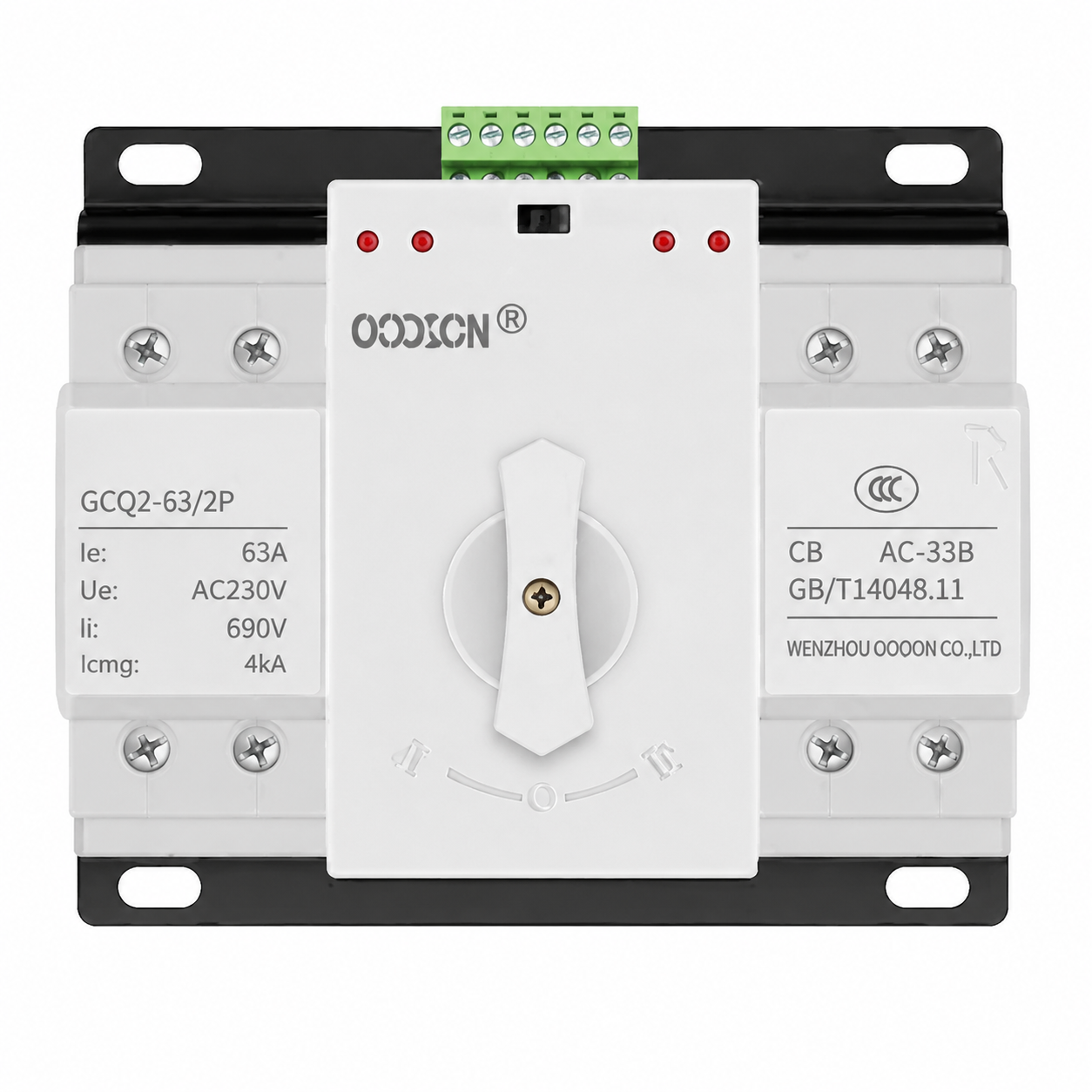 Saklar Pemindah Otomatis Dua Sumber Daya / Inverter 220 V / 63 A / 125 A - 3