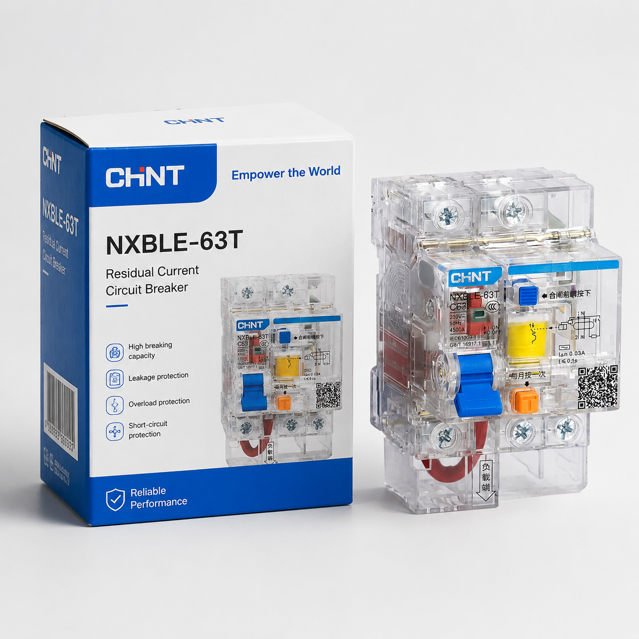Kas transparan NXBLE-63T pemutus sirkuit arus sisa - 6
