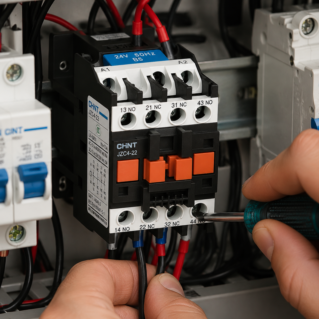 Relay Kontakt Seri JZC4 - 4
