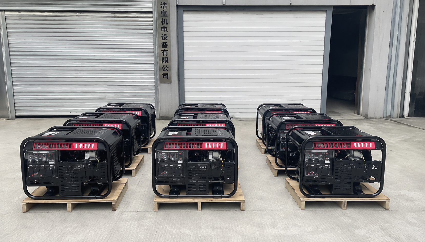 Generator bensin dua silinder E dengan sistem start tiga fasa, tersertifikasi uji nasional Tiongkok, 10 kW / SH13000 - 2