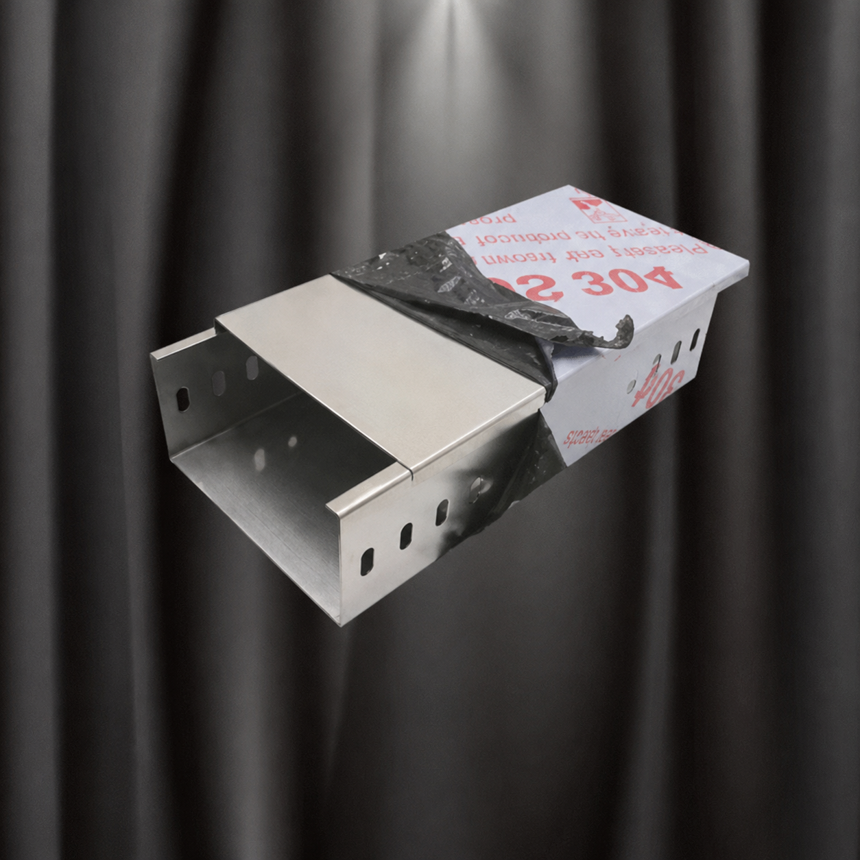 Troughing kabel tahan korosi dari stainless steel grade 304; troughing kabel galvanis hot-dip; untuk aplikasi fotovoltaik eksternal - 5