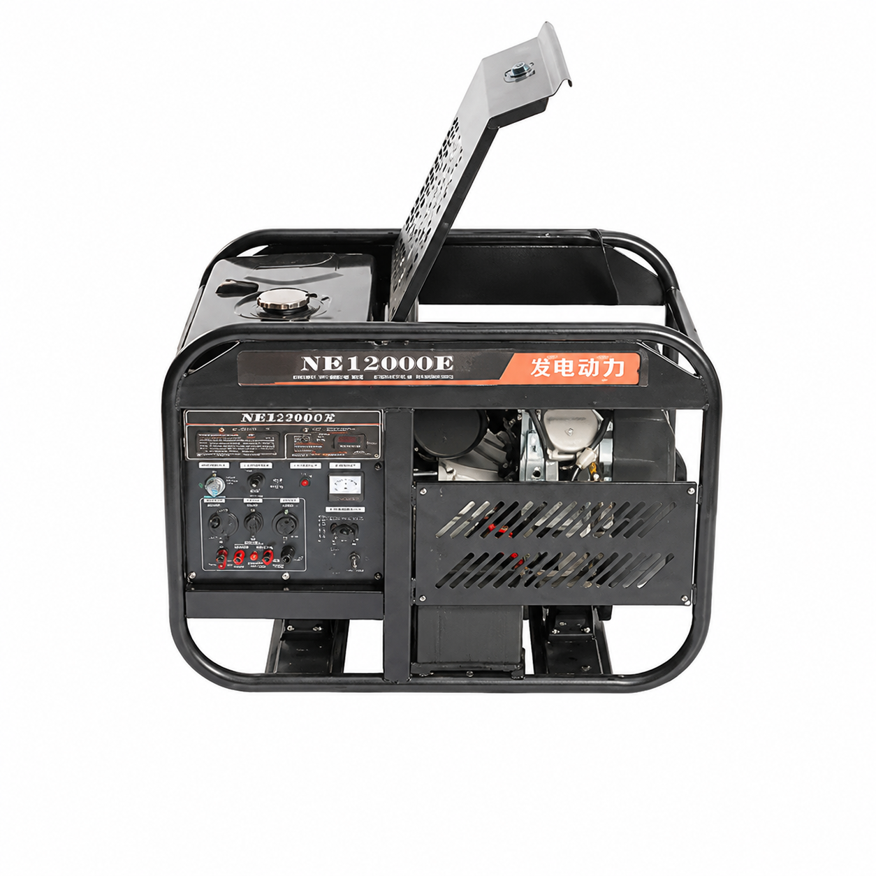 Generator bensin dua silinder E dengan sistem start tiga fasa, tersertifikasi uji nasional Tiongkok, 10 kW / SH13000 - 5