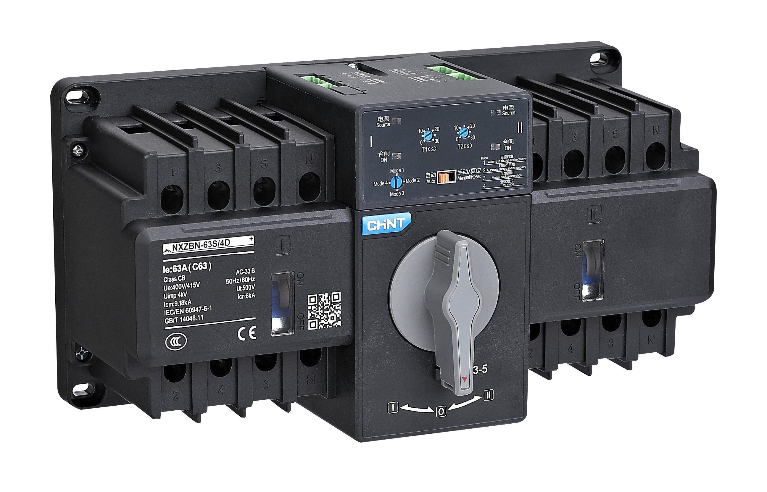 Seri NXZBN, NXZHBN Switch Otomatis Perpindahan Listrik (CB Grade, PC Grade) - 7