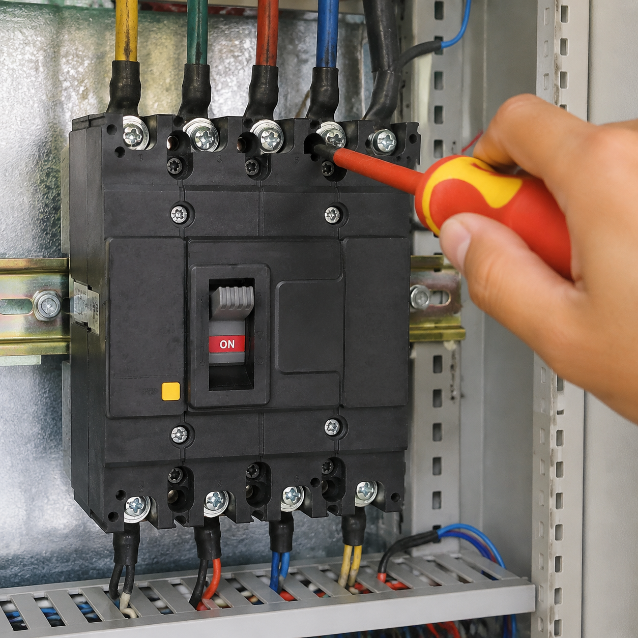 Kontaktor saklar kasing plastik seri NM5P - 4