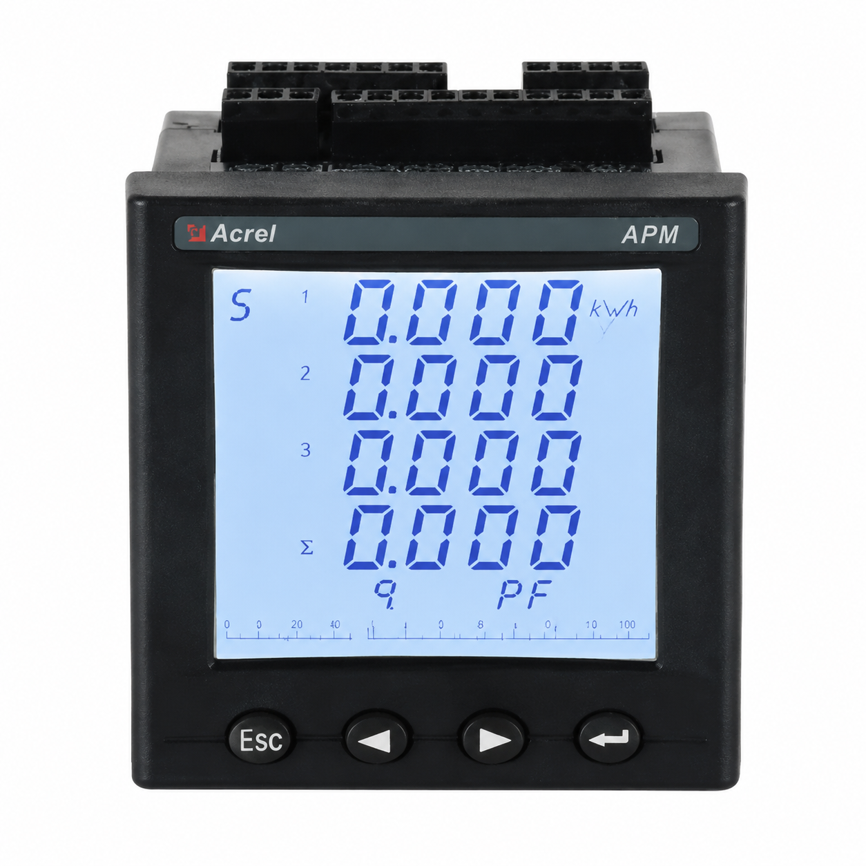 Meter Listrik untuk Pembangkit Listrik Tenaga Surya (PLTS) dan Sistem Penyimpanan Energi APM800/MCE