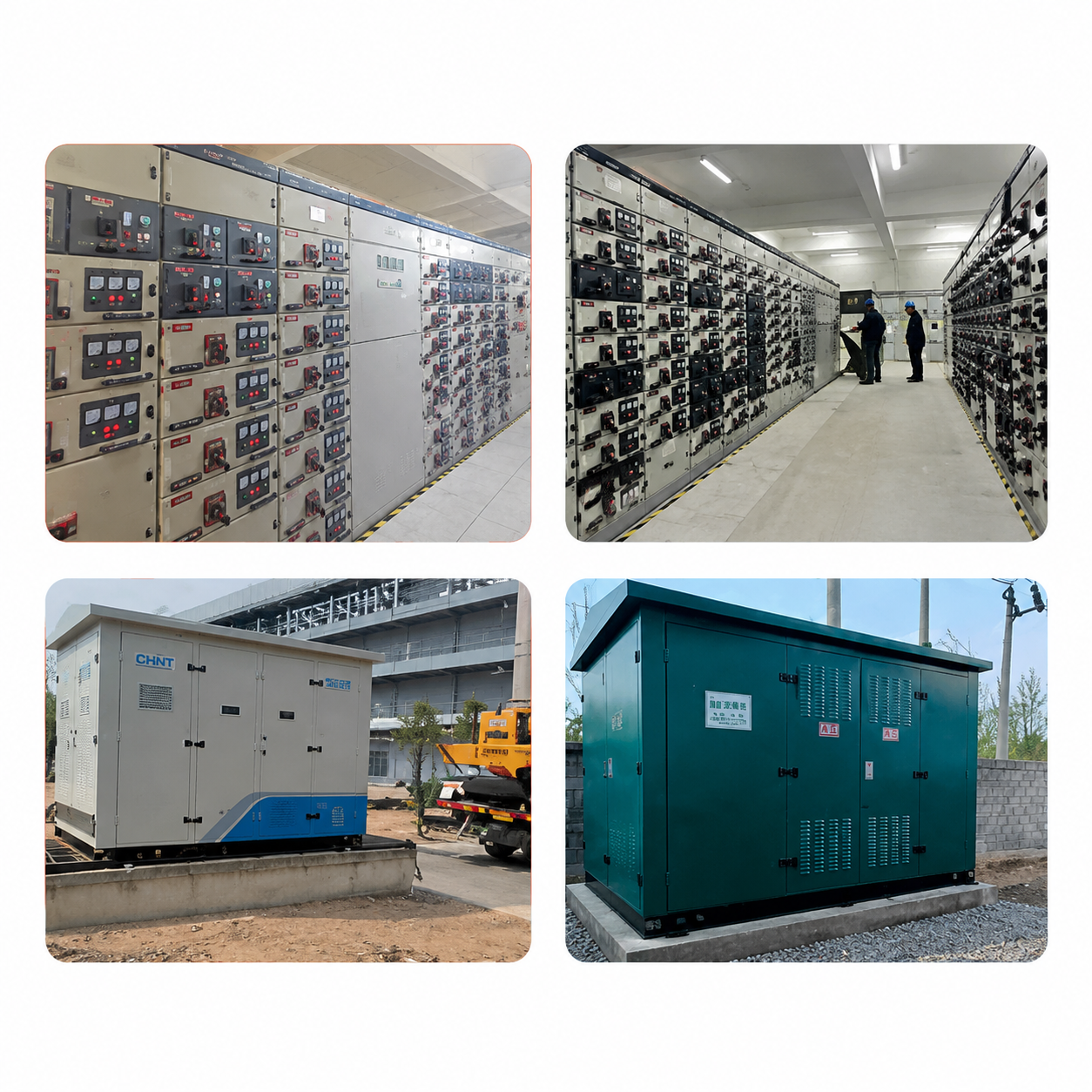 Panel switchgear tipe withdrawable tegangan rendah / panel distribusi tipe drawer, sistem lengkap untuk proyek teknik, seri GCS, arus pengenal 1000A–4000A - 4