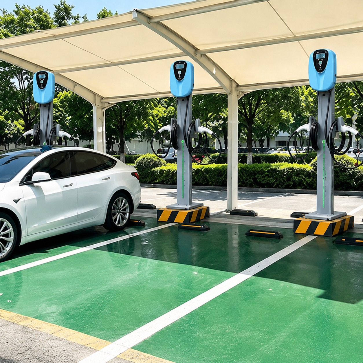 Stasiun Pengisian Daya (Charging Station) AC untuk Rumah Tangga, 14 kW / 7 kW