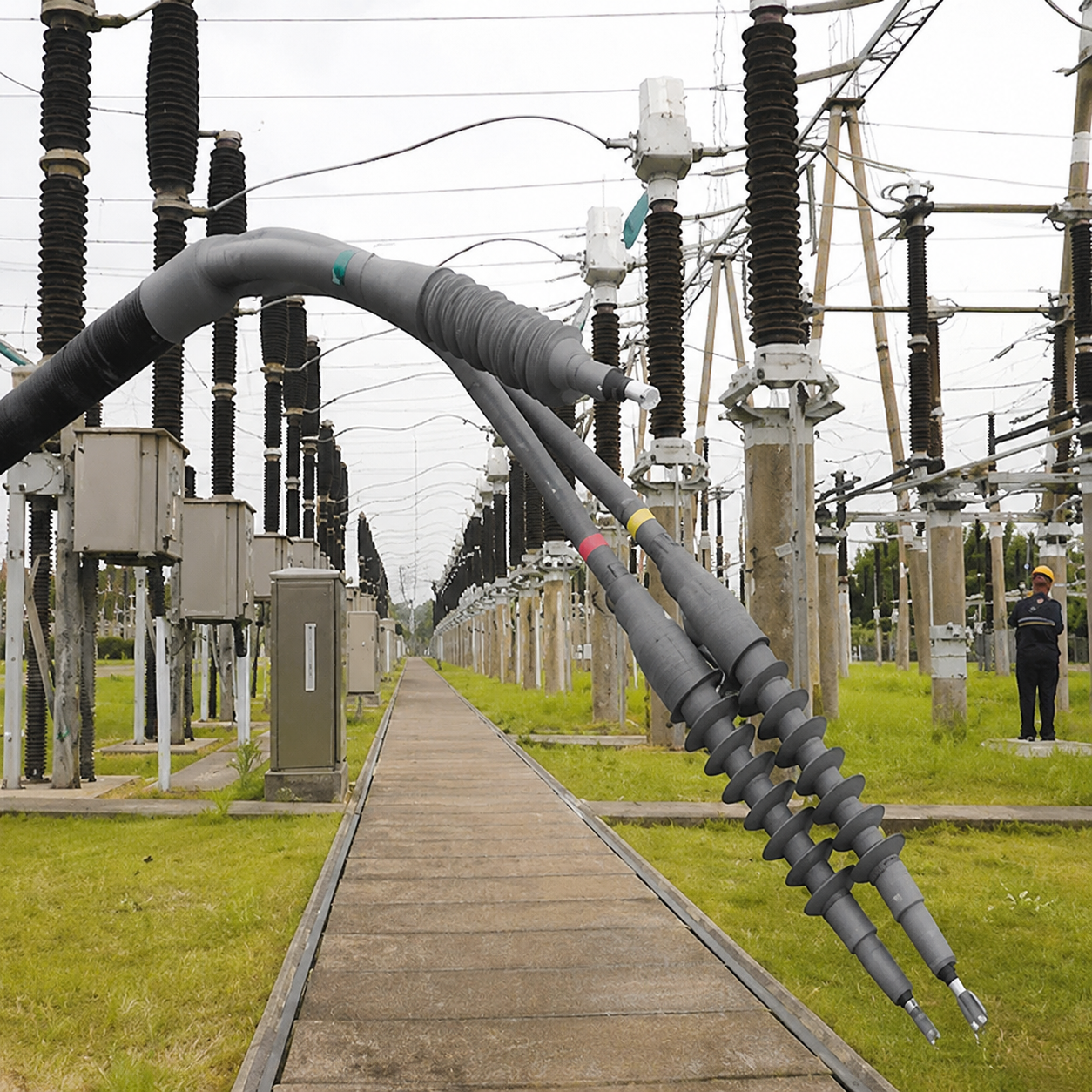 Selubung Isolasi Tegangan Tinggi 35 kV