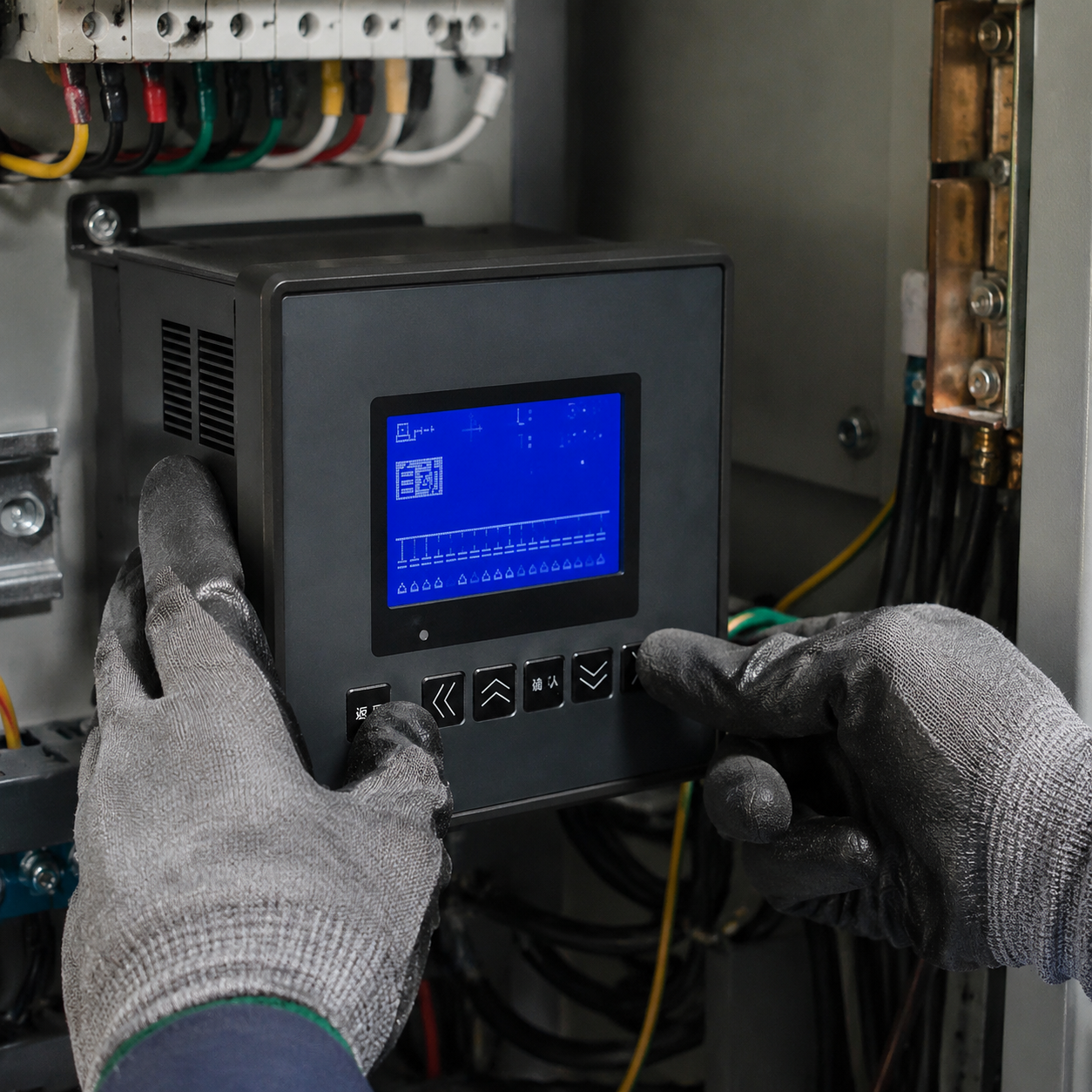 NWK1-GR Series LCD Low Voltage Reactive Power Automatic Compensation Controller (New Product) - 4