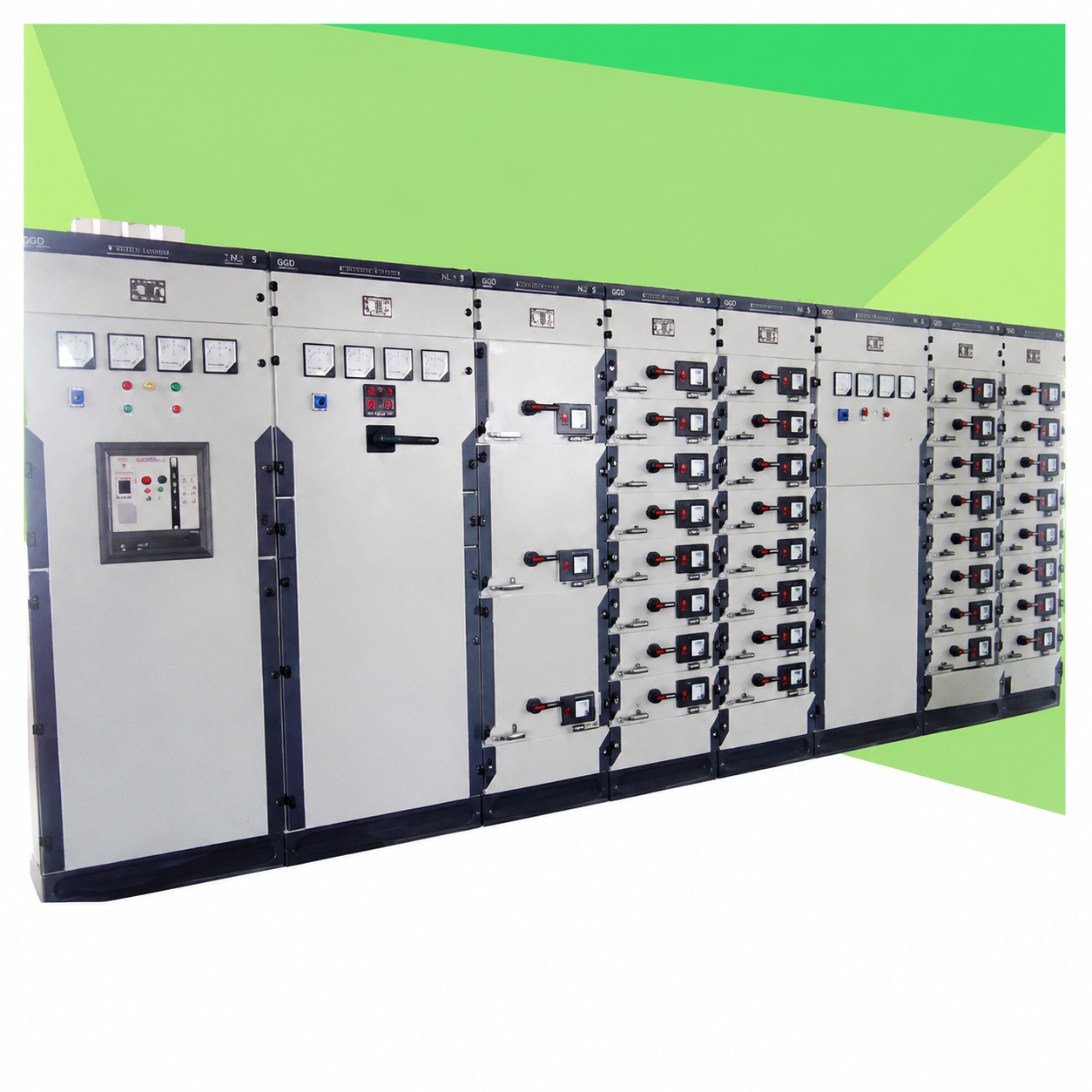 Panel switchgear tipe withdrawable tegangan rendah / panel distribusi tegangan rendah terintegrasi / panel switchgear tipe withdrawable MNS/GCK/GGD/GCS 0,4 kV - 2
