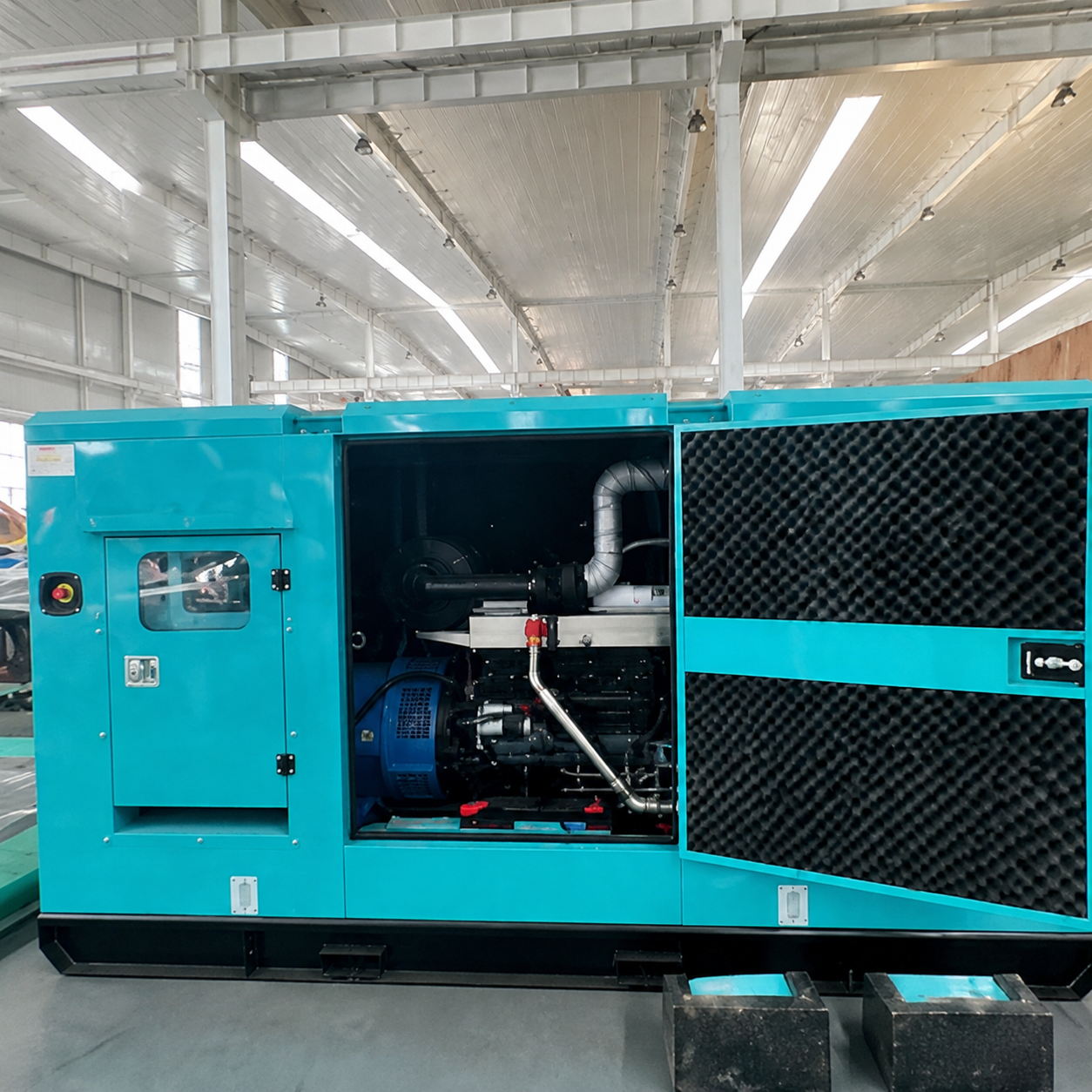 Generator Diesel Daya Tinggi Yuchai Khusus untuk Pusat Data, Model YC16VC4900-D30/3000 kW - 5