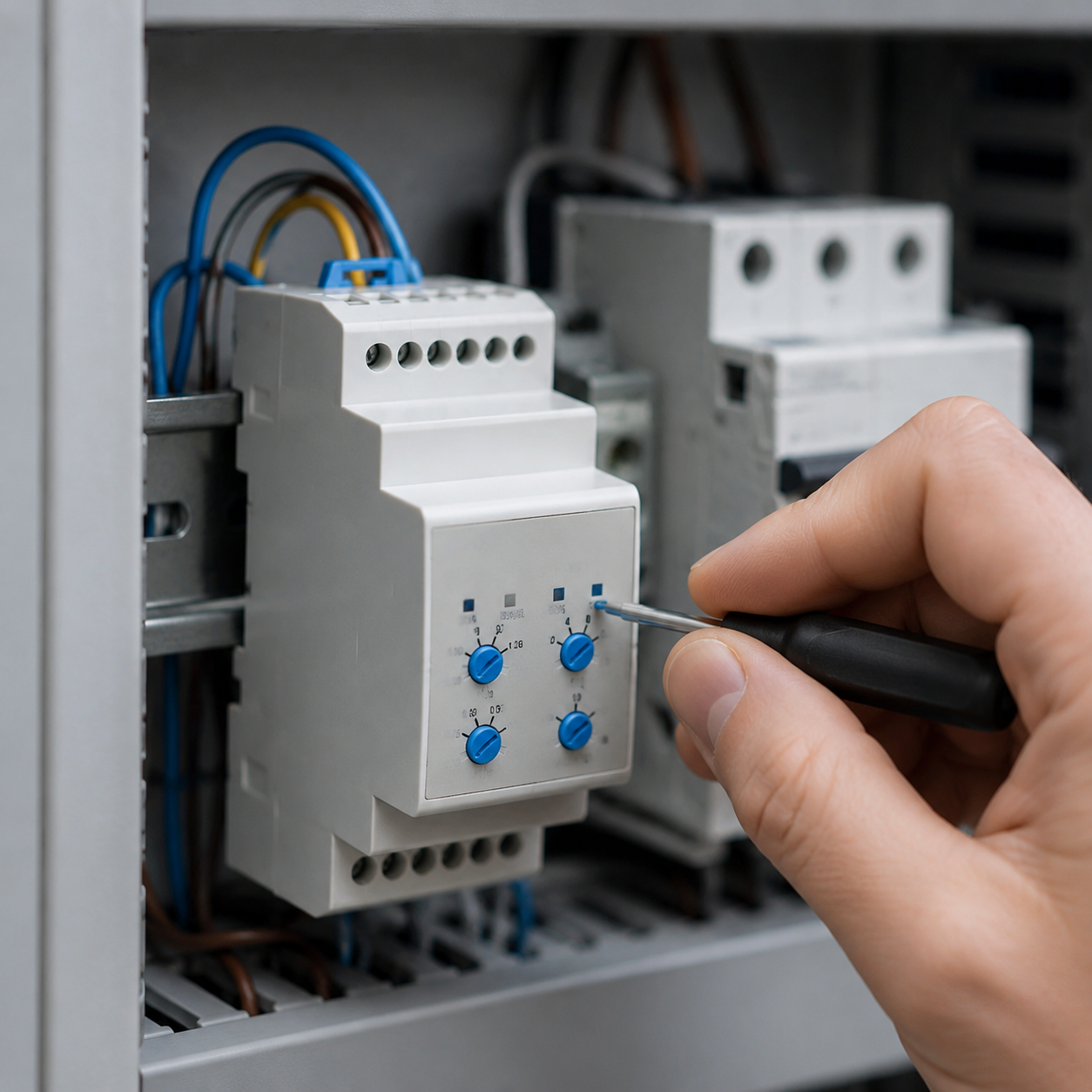 Relay Perlindungan Tegangan NJYB3 - 4