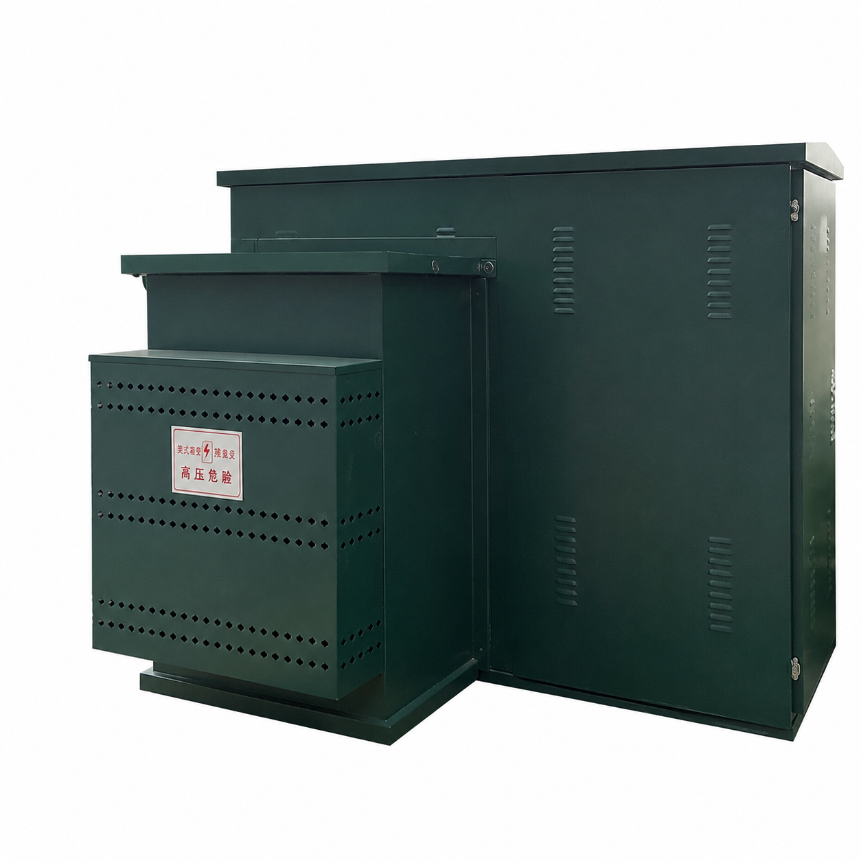 Substasi transformator tipe Amerika (pad-mounted substation) luar ruangan, 315 kVA