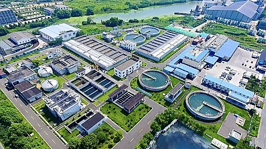Special power distribution system solution for sewage treatment plant